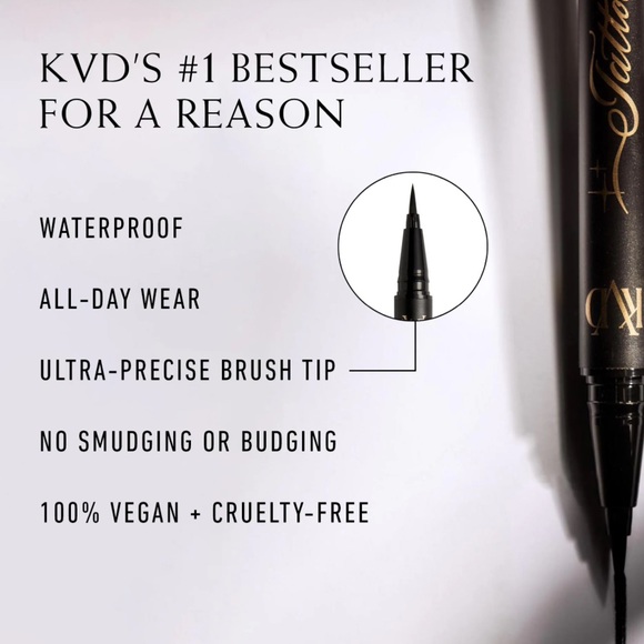 Kat Von D Tattoo Liner Waterproof Liquid Eyeliner - Picture 15 of 16